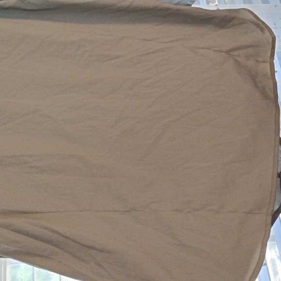 Fred David Woman's Stretchy Light Green Button Down Quarter Sleeve Blouse, 3X - Picture 5 of 8